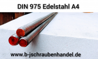 Gewindestangen DIN 975 - Edelstahl A4 säurefester Stahl Länge: 1.000 mm oder mit Trapezgewinde  Länge: 1.000 mm