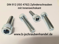 DIN 912 (ISO 4762) Güte 8.8 zlmb = zinklamellenbeschichtet