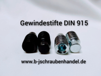 Gewindestifte mit Innensechskant und Zapfen DIN 915