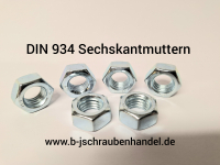 Sechskantmuttern DIN 934 (ISO 4032)