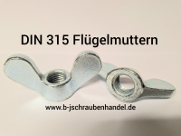 Flügelmuttern DIN 315