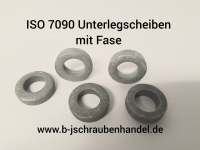 flache Scheiben ISO 7090 - 300 HV mit Fase