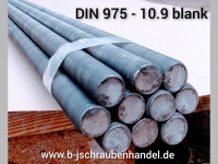 Gewindestangen DIN 975 - 10.9 Stahl blank