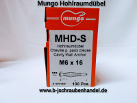Mungo Hohlraumdübel MHD-S Art.-Nr. 1870182F Sonderpreise