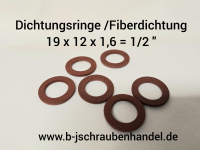 Fiber Faser Dichtungsringe/ Flachdichtung/Fiberdichtung/Glasfiberdichtungsringe