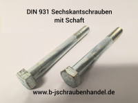 DIN 931 - 8.8 galv. verzinkt