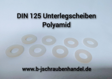 DIN 125 Kunststoff Polyamid A 3,2 für M 3 // 100 Stück