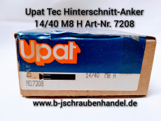 Upat Tec Hinterschnitt-Anker 14/40 M8 H Art.-Nr. 7208 (25 Stück)