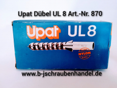 Upat Langdübel UL 8 Art. Nr: 870 VE 50 Stk. Sonderpreise