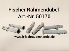 Fischer Rahmendübel S 10 R 60 (Art.-Nr. 50170) grau (10 Stück)