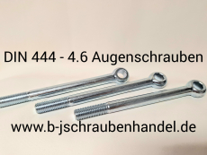 DIN 444 - 4.6 Augenschrauben galv. verzinkt BM 5 x 35 (1 Stück)