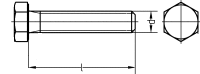 DIN 933 A 2 M 3 x 6 A 2 // 100 Stück