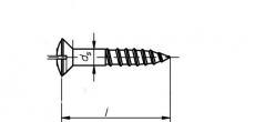 DIN 95 Linsensenkkopf mit Schlitz Messing verchromt 3,5 x 16 (200 Stück)