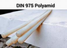 1 Stück Kunststoffgewindestangen DIN 975 aus Polyamid - M 5 - Länge: 1000 mm
