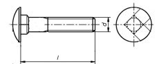 DIN 603 A 4 M 12 x 40 // 1 Stück