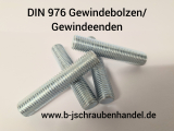 DIN 976 - 4.6 Gewindeenden galv. verzinkt M 12 x 345mm (5 Stück)