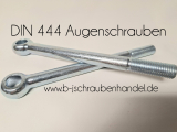 DIN 444 - 4.6 Augenschrauben mit Schaft galv. verzinkt BM 12 x 100 (1 Stück)