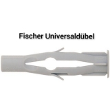 Fischer Universaldübel/Allzweckdübel FU 6 x 45 grau (25 Stück)