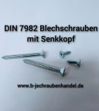 DIN 7982 A 2 2,9 x 6,5 -C-H // 1000 Stück