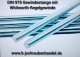 DIN 975 Gewindestangen Stahl blank mit Whitworth - Regelgewinde WW 3/4 (1 Stück)
