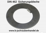 DIN 462 Sicherungsbleche mit Innennase für Nutmuttern DIN 1804 Stahl blank 8 mm (1 Stück)