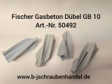 Fischer Gasbetondübel GB 10 Art.-Nr. 50492 (20 Stück)