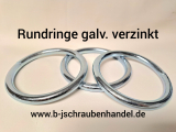 Rundringe Stahl Ringe verzinkt 10 x 85 mm (2 Stück)