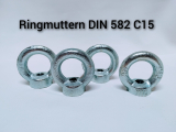 DIN 582 C15 Ringmuttern/Ösenmuttern/Kranösen M 10 galv. verzinkt 10 Stück