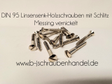 DIN 95 Messing vernickelt 3,5 x 25 (100 Stück)