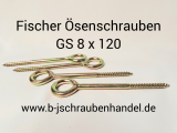 Fischer Ösenschrauben GS 8 x 120 gelb verzinkt (1 Stück)