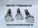 DIN 933 (ISO 4017) A4 - 70 M 20 x 100 // 1 Stück