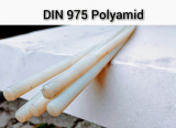 1 Stück Kunststoffgewindestangen DIN 975 aus Polyamid - M 8 - Länge: 1000 mm