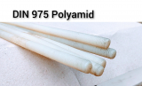 1 Stück Kunststoffgewindestangen DIN 975 aus Polyamid - M 10 - Länge: 1000 mm