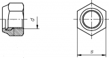 DIN 985 A 2 M 2,5 // 1000 Stück